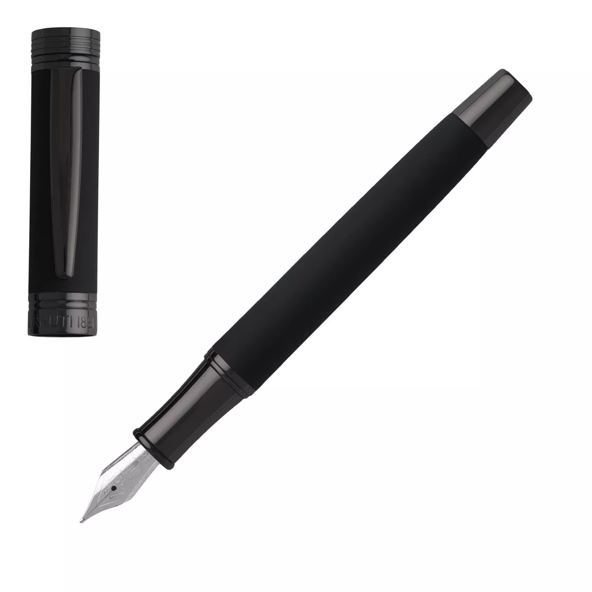 Cerruti 1881 - Estilográfica Zoom Soft Black Negro Y Rutenio En Oferta Cerruti 1881 - Estilográfica Zoom Soft Black Negro Y Rutenio Barato