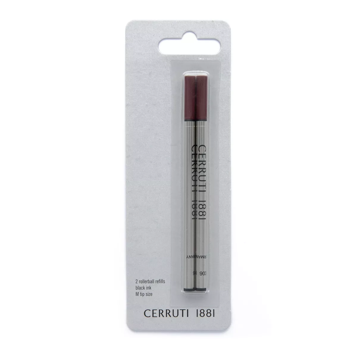 CERRUTI 1881 - Pack 2 Recambios Roller Metal Negro barato