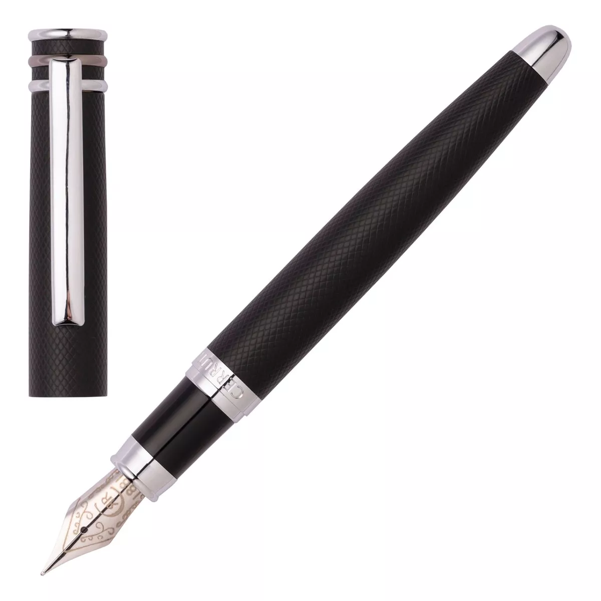 Cerruti 1881 - Pluma Estilográfica Austin Diamond Negra En Oferta Cerruti 1881 - Pluma Estilográfica Austin Diamond Negra Barato