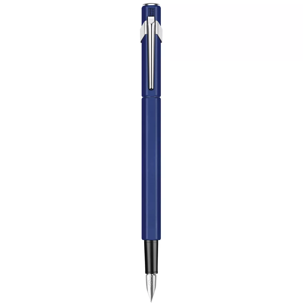 Caran D'Ache - Pluma 840 Cuerpo Aluminio Punto Medio Azul En Oferta Caran D'Ache - Pluma 840 Cuerpo Aluminio Punto Medio Azul Barato