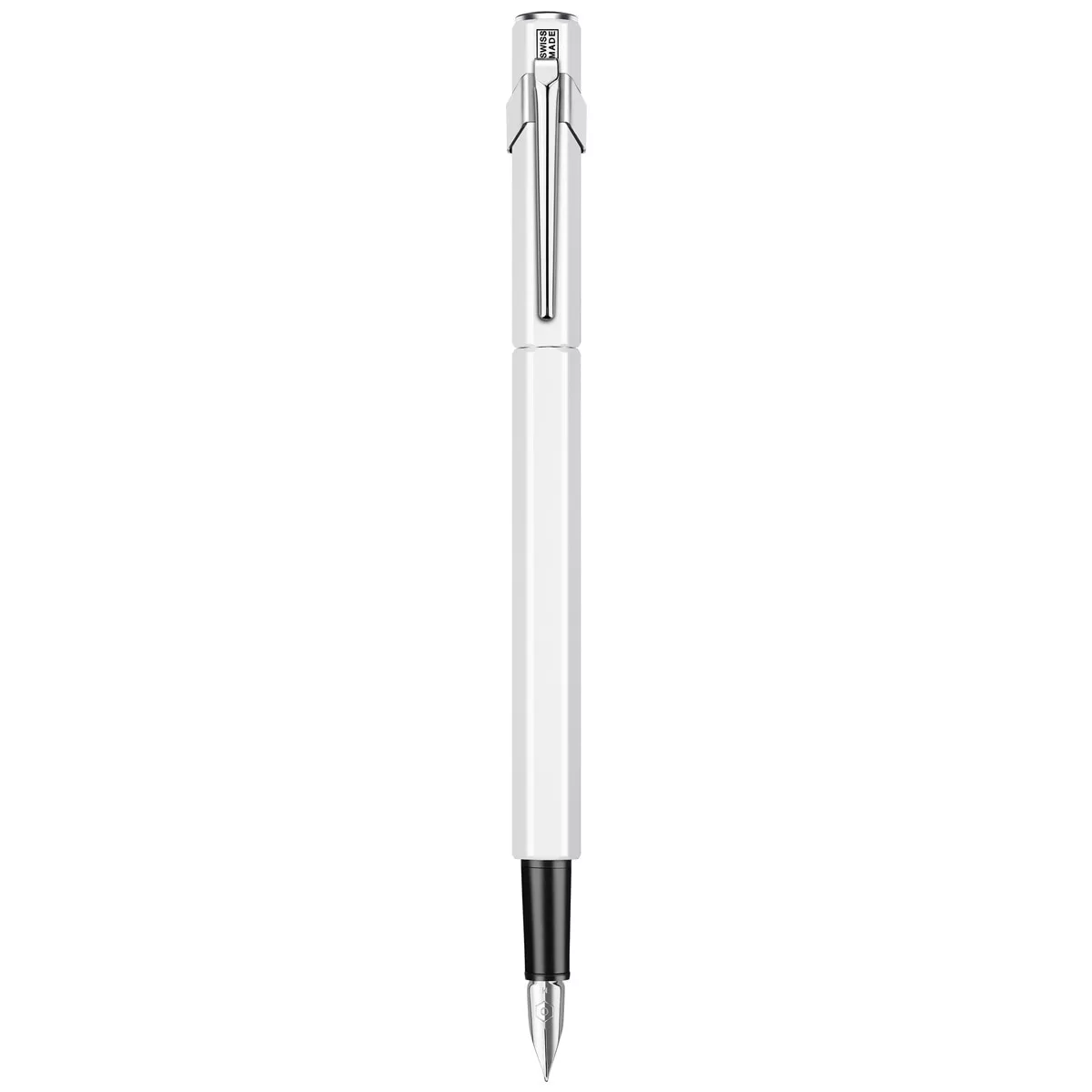 Caran D'Ache - Pluma 840 Cuerpo Aluminio Punto Medio Blanca En Oferta Caran D'Ache - Pluma 840 Cuerpo Aluminio Punto Medio Blanca Barato