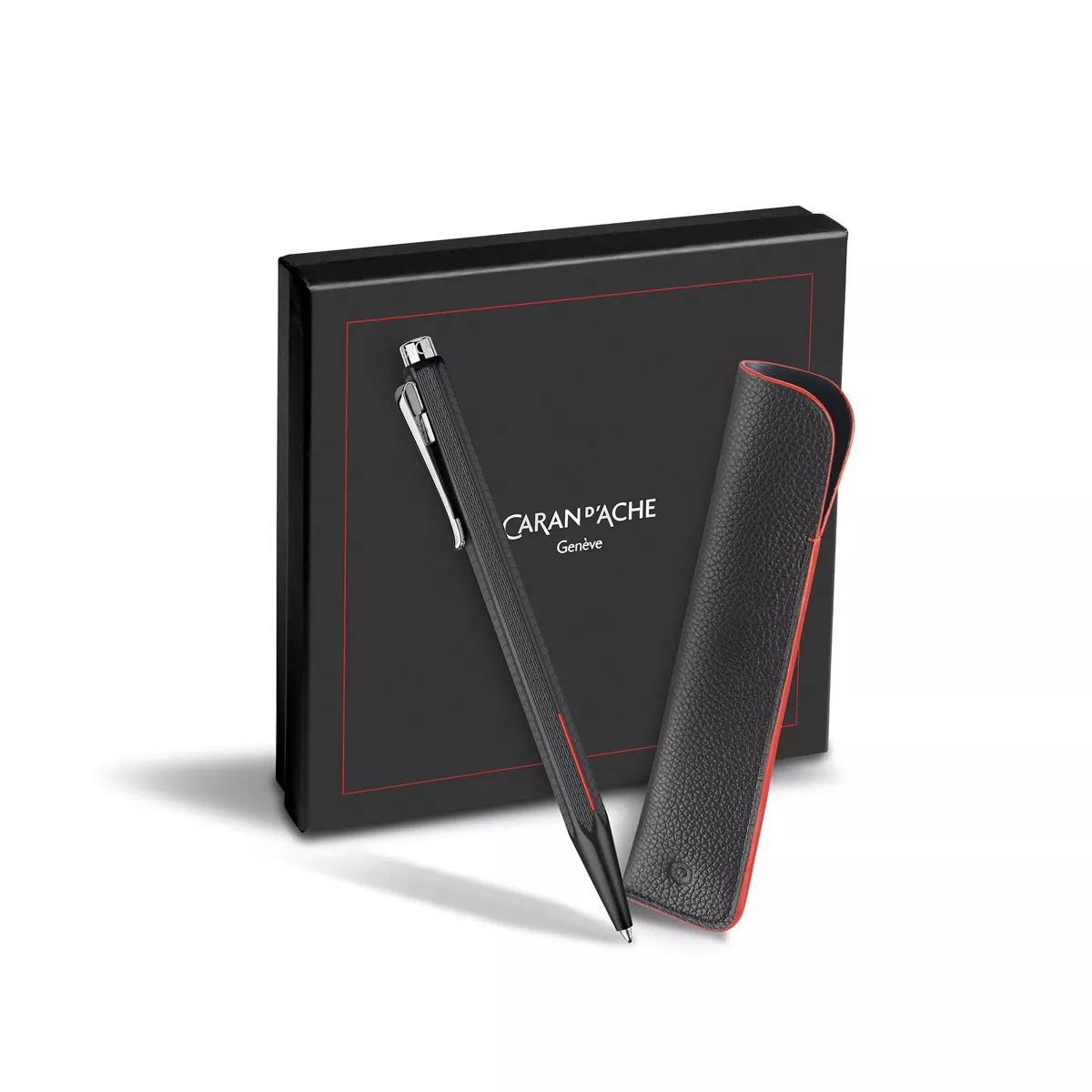 Caran D'Ache - Set Bolígrafo Ecridor Racing Con Estuche Pielcon Negro En Oferta Caran D'Ache - Set Bolígrafo Ecridor Racing Con Estuche Pielcon Negro Barato