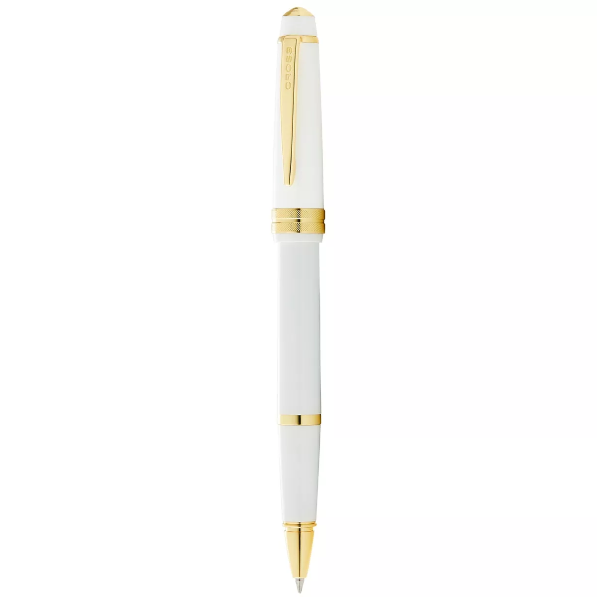 Cross - Roller Ball Bailey Light? Blanco Brillante Con Detalles En Oro En Oferta Cross - Roller Ball Bailey Light? Blanco Brillante Con Detalles En Oro Barato