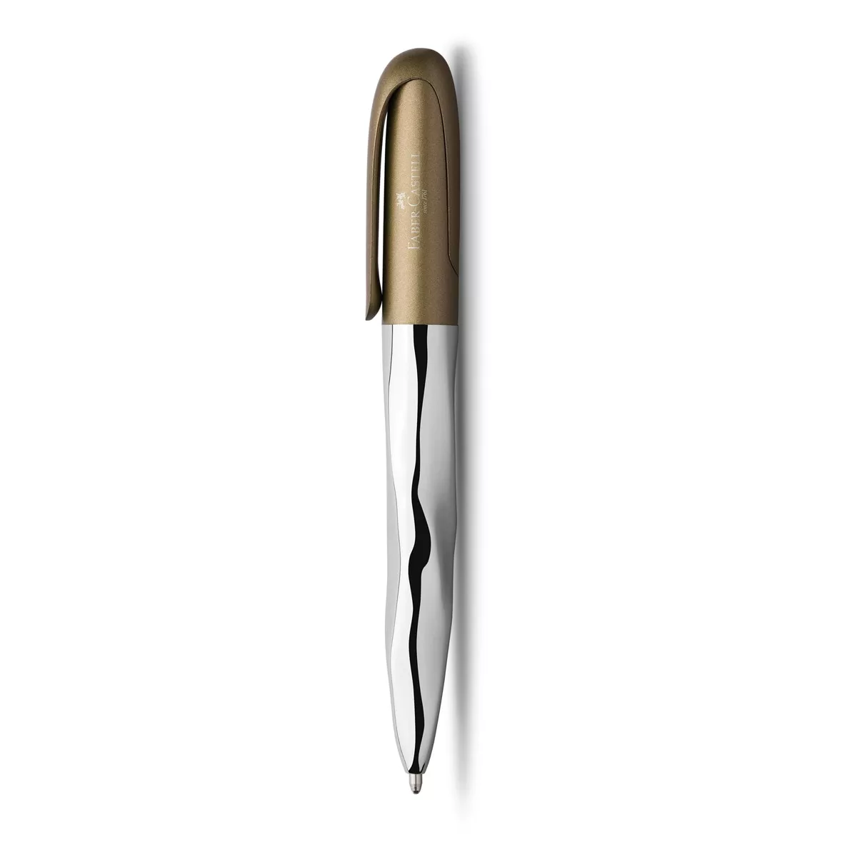 Faber-Castell - Bolígrafo Nice Verde Oliva Metálico barato