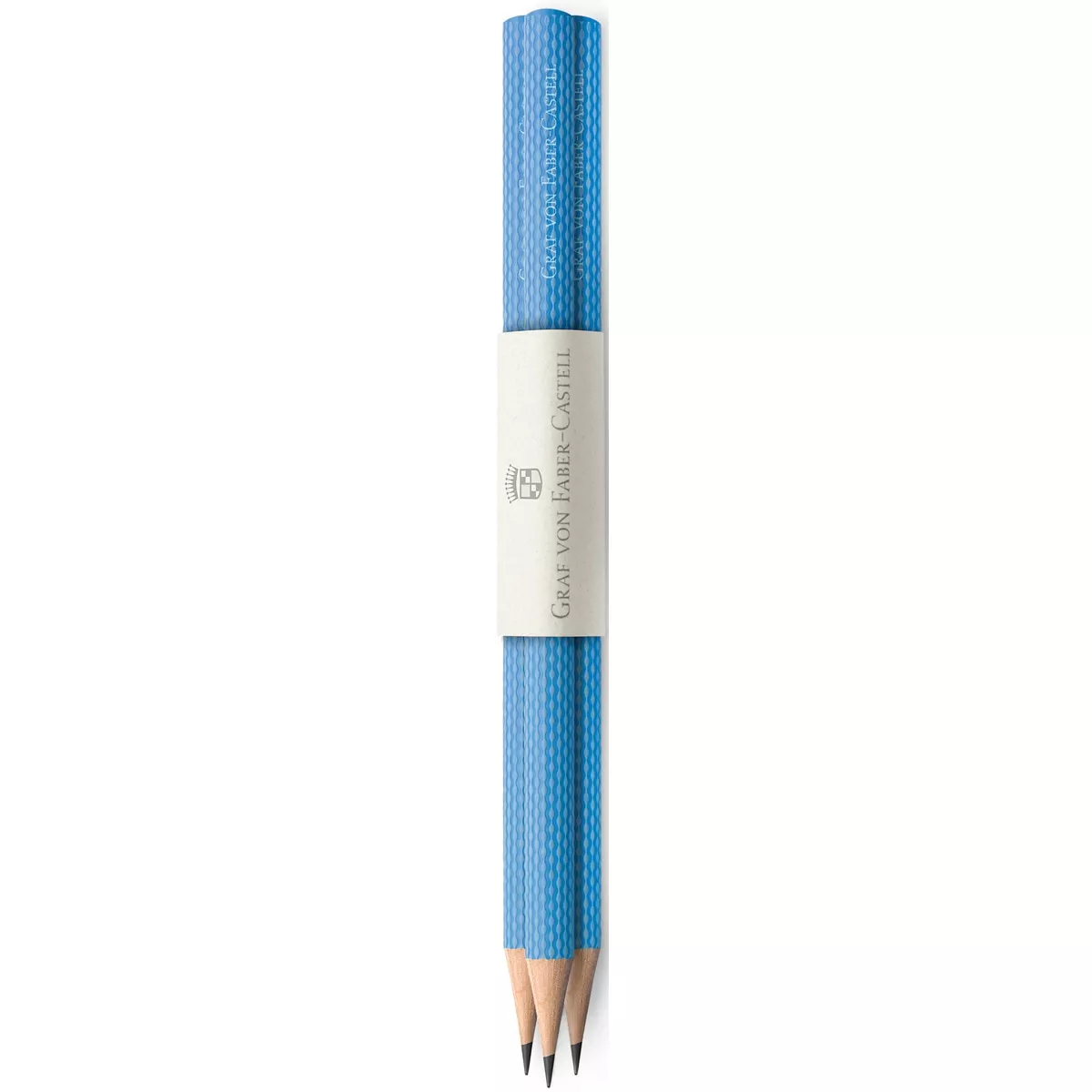 Graf Von Faber-Castell - 3 Lápices Guilloche Azul Claro En Oferta Graf Von Faber-Castell - 3 Lápices Guilloche Azul Claro Barato