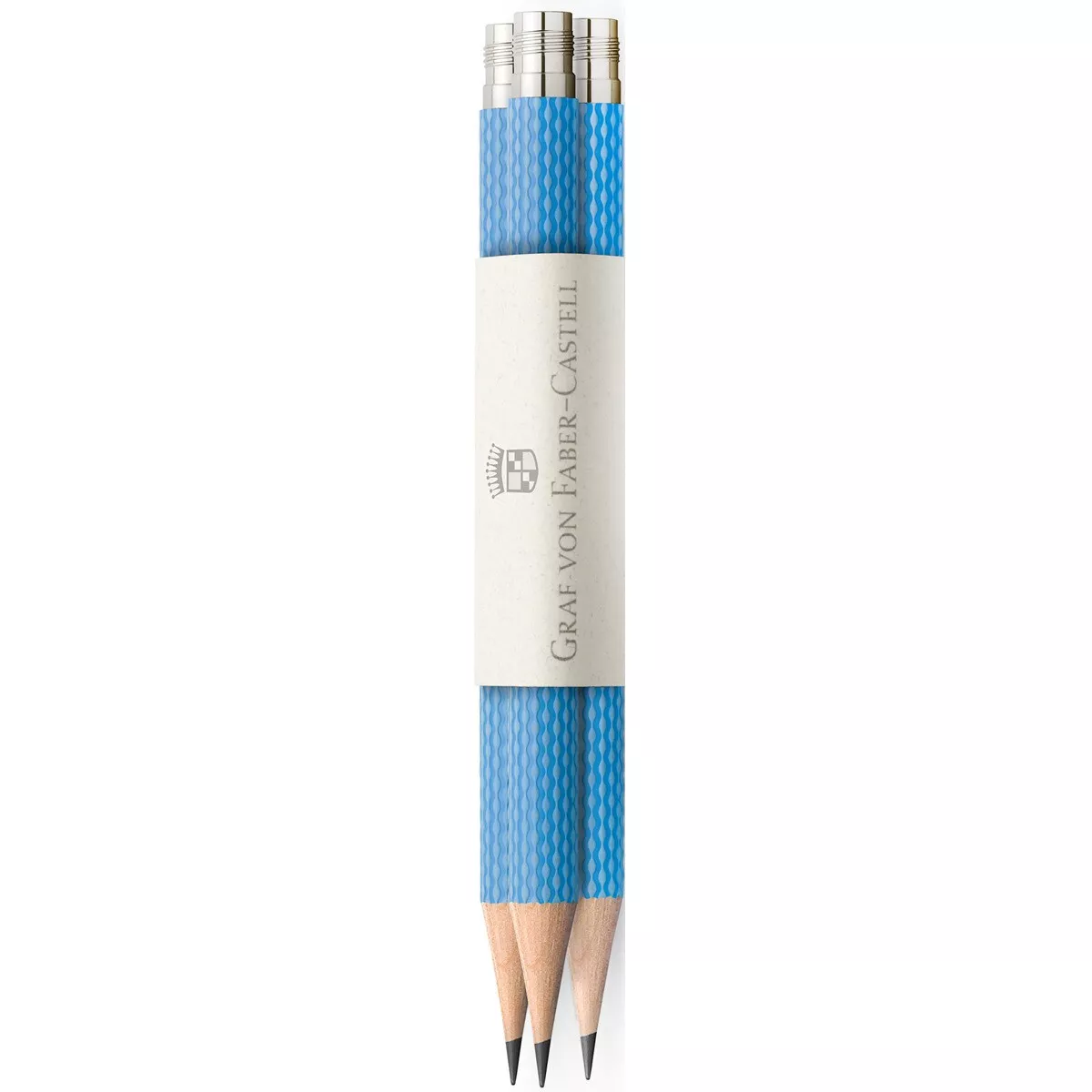 Graf Von Faber-Castell - 3 Lápices Perfectos Guilloche Azul Claro barato