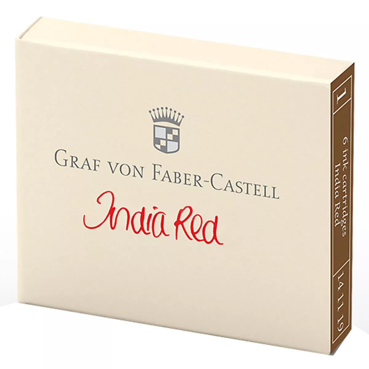 Graf Von Faber-Castell - 6 Cartuchos De Tinta Graf On Faber-Castell Rojo India En Oferta Graf Von Faber-Castell - 6 Cartuchos De Tinta Graf On Faber-Castell Rojo India Barato