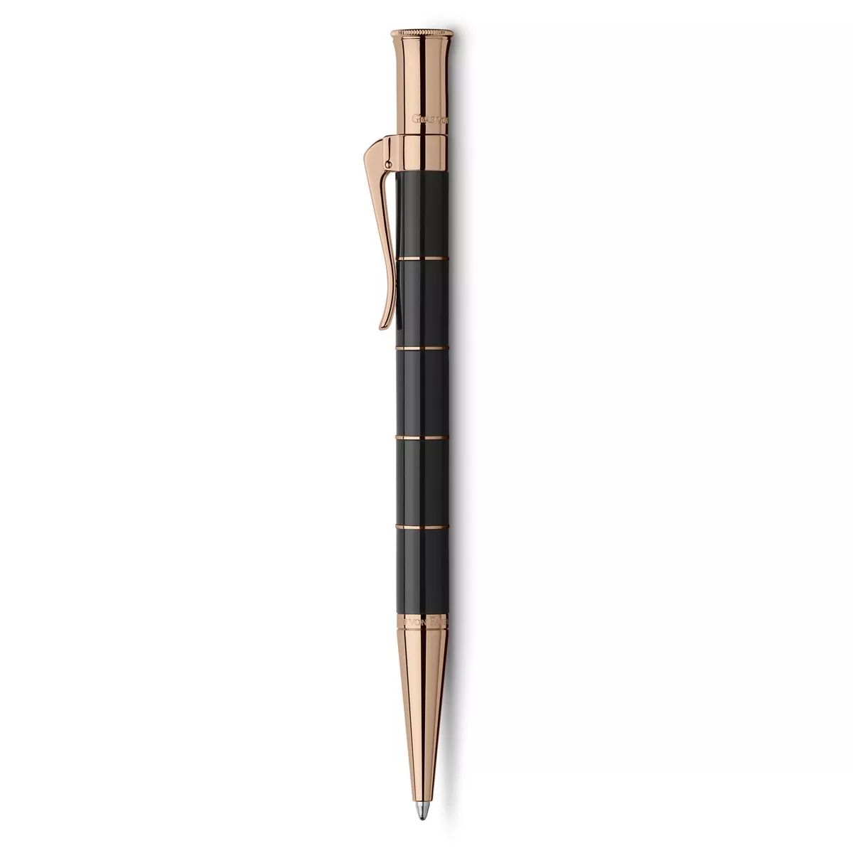 Graf Von Faber-Castell - Bolígrafo Anello Rose Gold Negro barato