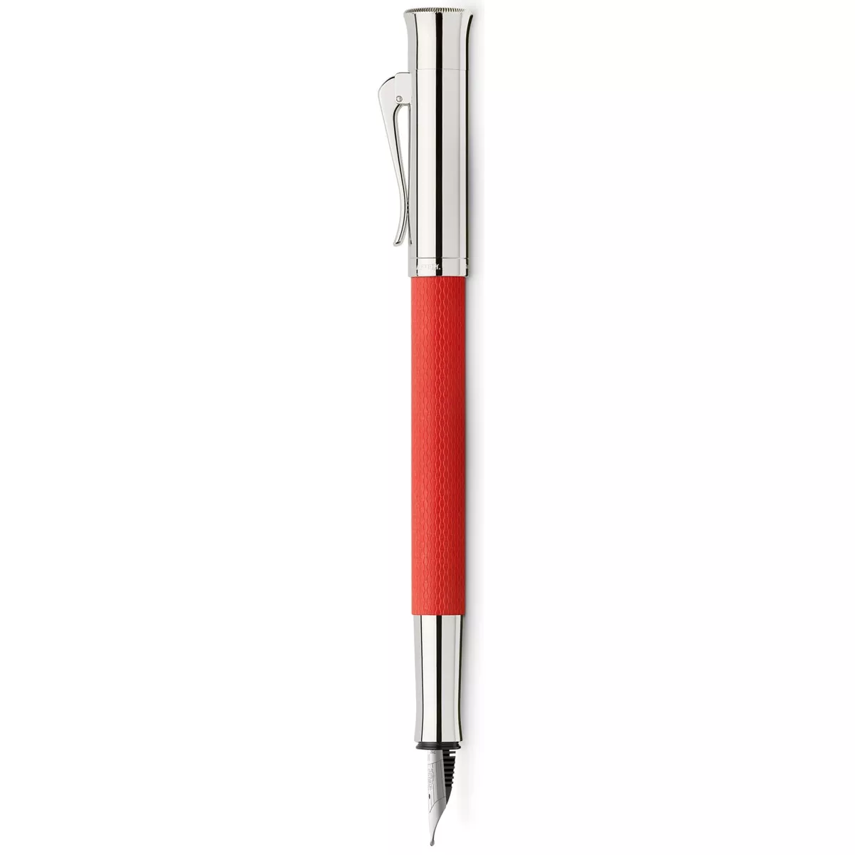 Graf Von Faber-Castell - Pluma Estilográfica Guilloche Plumín Fino Rojo Indio En Oferta Graf Von Faber-Castell - Pluma Estilográfica Guilloche Plumín Fino Rojo Indio Barato