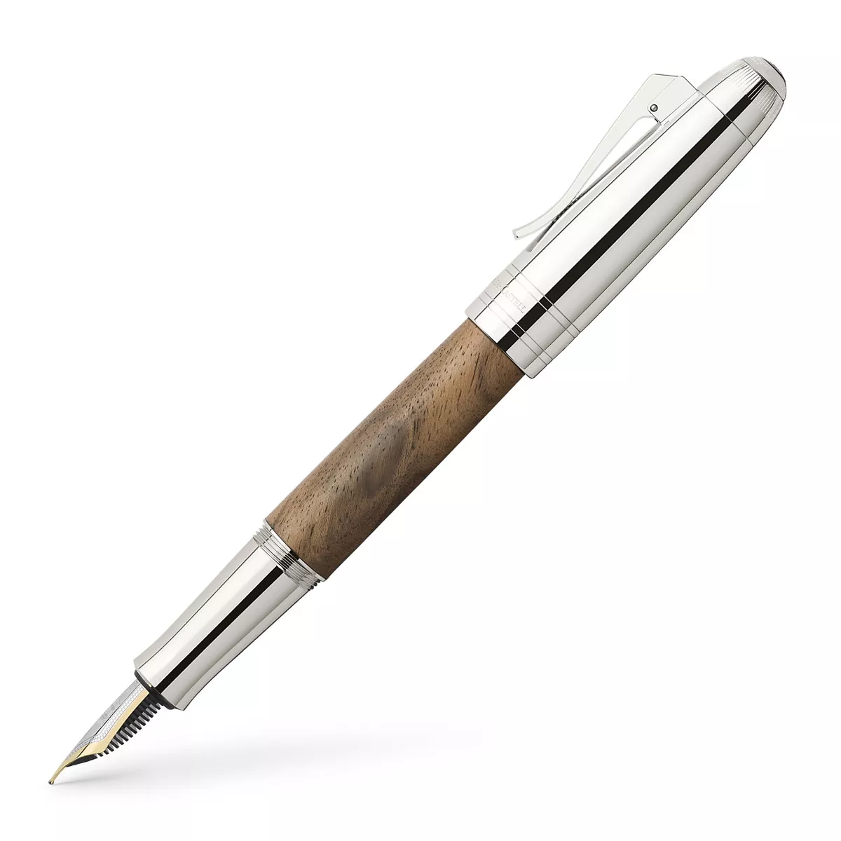 Graf Von Faber-Castell - Pluma Estilográfica Magnum Punta F Madera Nogal Nogal En Oferta Graf Von Faber-Castell - Pluma Estilográfica Magnum Punta F Madera Nogal Nogal Barato