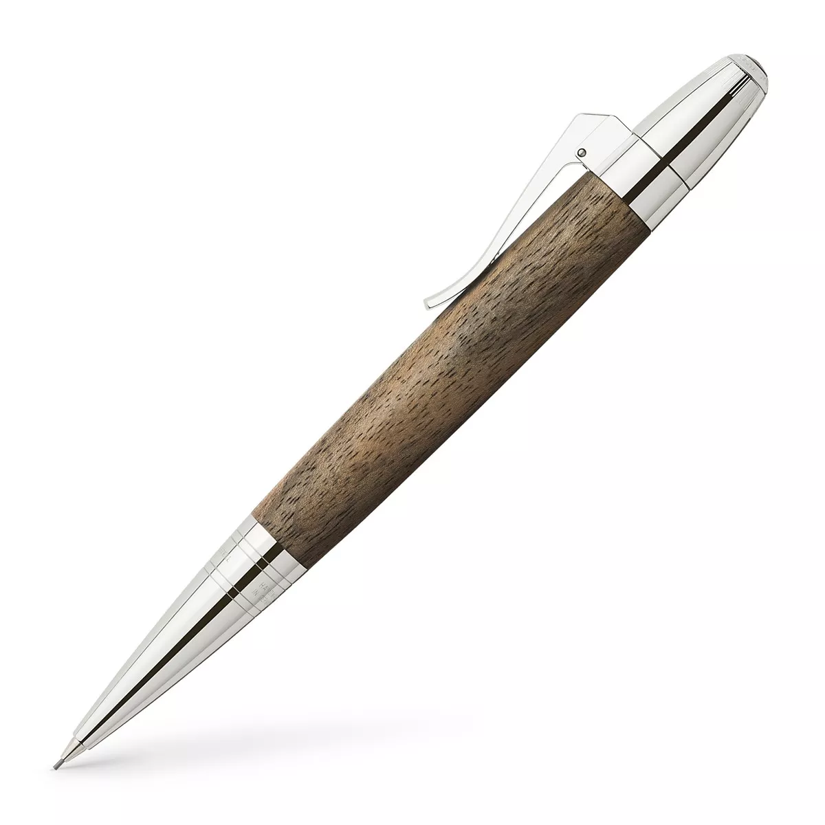 Graf Von Faber-Castell - Portaminas Magnum Escritura 0,7 Mm Con Goma Nogal En Oferta Graf Von Faber-Castell - Portaminas Magnum Escritura 0
