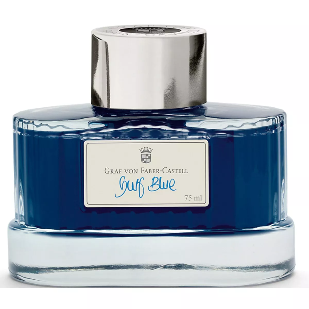 Graf Von Faber-Castell - Tintero De Vidrio De 75 Ml Graf Von Faber Castell Azul Claro En Oferta Graf Von Faber-Castell - Tintero De Vidrio De 75 Ml Graf Von Faber Castell Azul Claro Barato