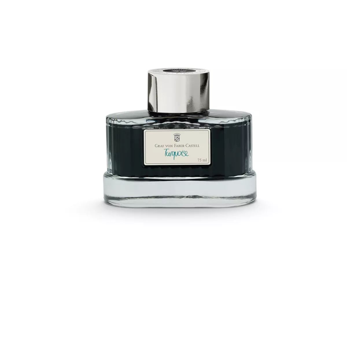 Graf Von Faber-Castell - Tintero De Vidrio De 75 Ml Turquesa barato