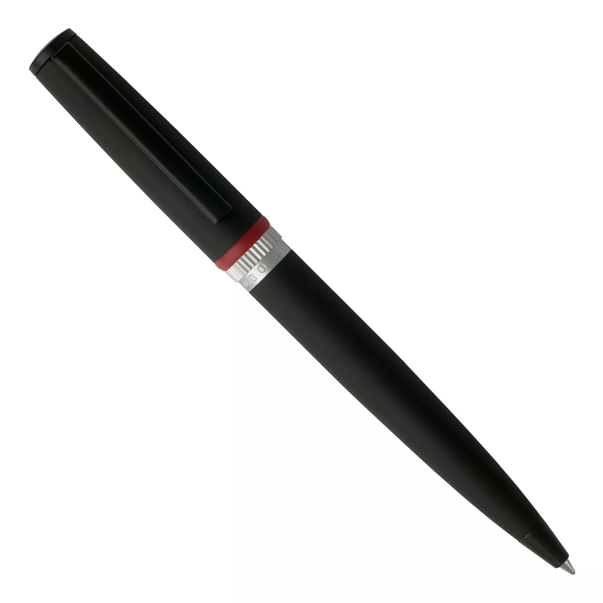 Hugo Boss - Bolígrafo Gear Negro/Rojo barato
