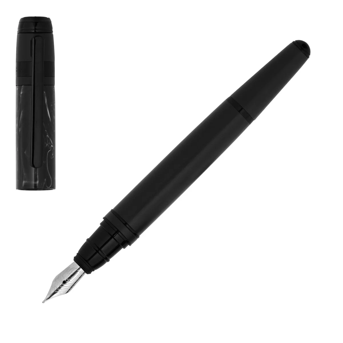 Hugo Boss - Estilográfica Fusion Marble Negro En Oferta Hugo Boss - Estilográfica Fusion Marble Negro Barato