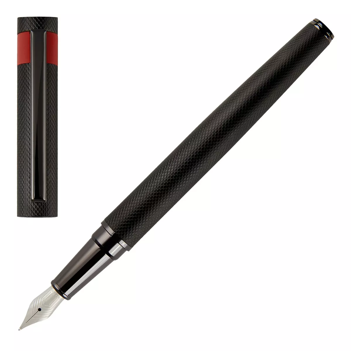 Hugo Boss - Estilográfica Loop Diamond Negra En Oferta Hugo Boss - Estilográfica Loop Diamond Negra Barato