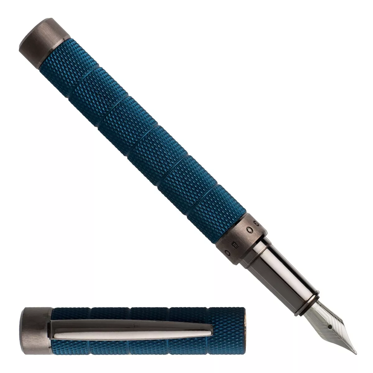 Hugo Boss - Estilográfica Pillar Azul/Rutenio En Oferta Hugo Boss - Estilográfica Pillar Azul/Rutenio Barato