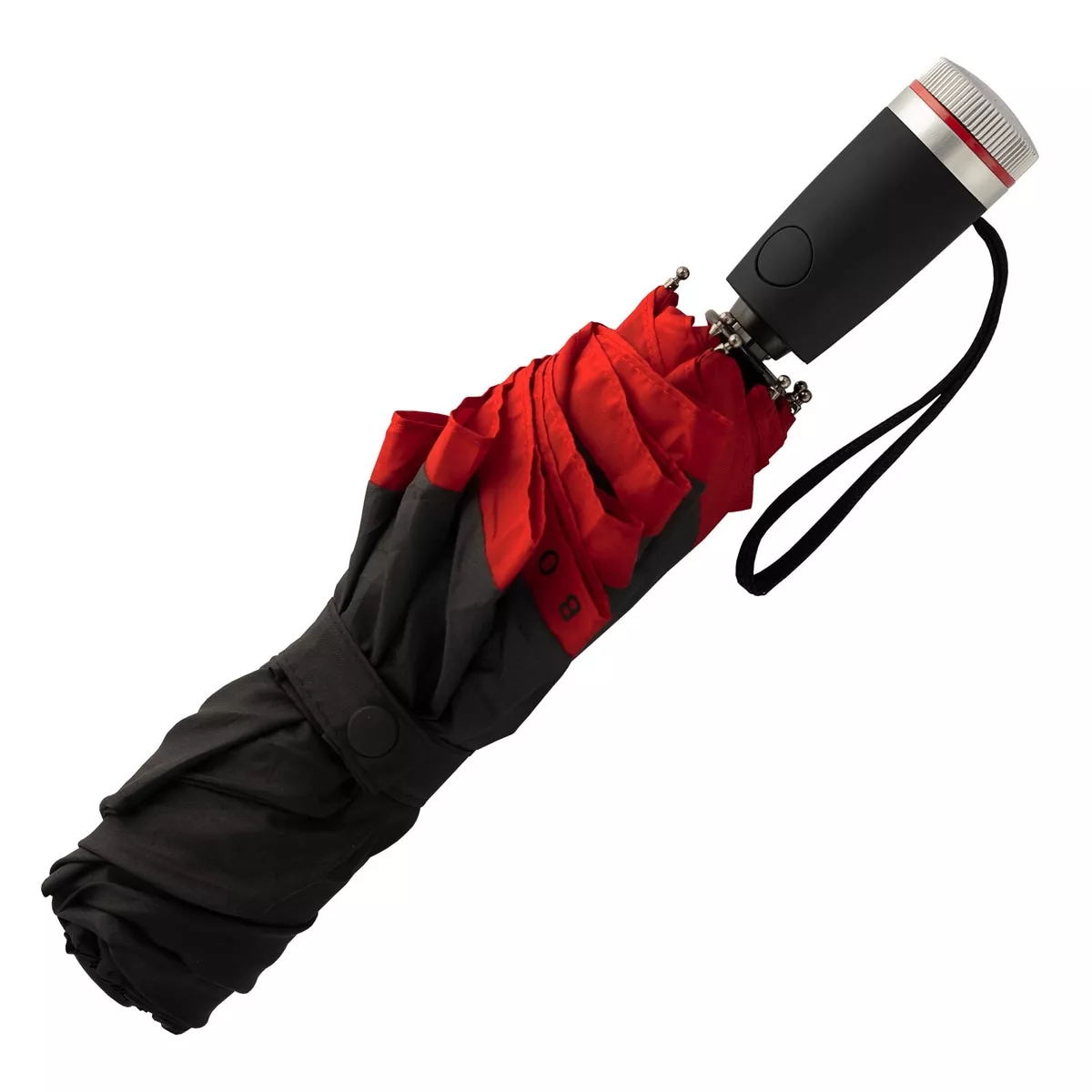 Hugo Boss - Paraguas Plegable Gear Red Negro Y Rojo En Oferta Hugo Boss - Paraguas Plegable Gear Red Negro Y Rojo Barato