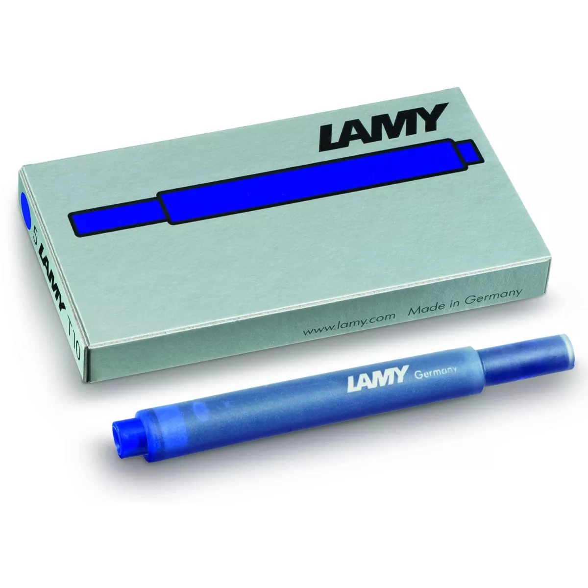 Lamy - Blister Con Caja De 5 Cartuchos De Tinta T10 Azul En Oferta Lamy - Blister Con Caja De 5 Cartuchos De Tinta T10 Azul Barato
