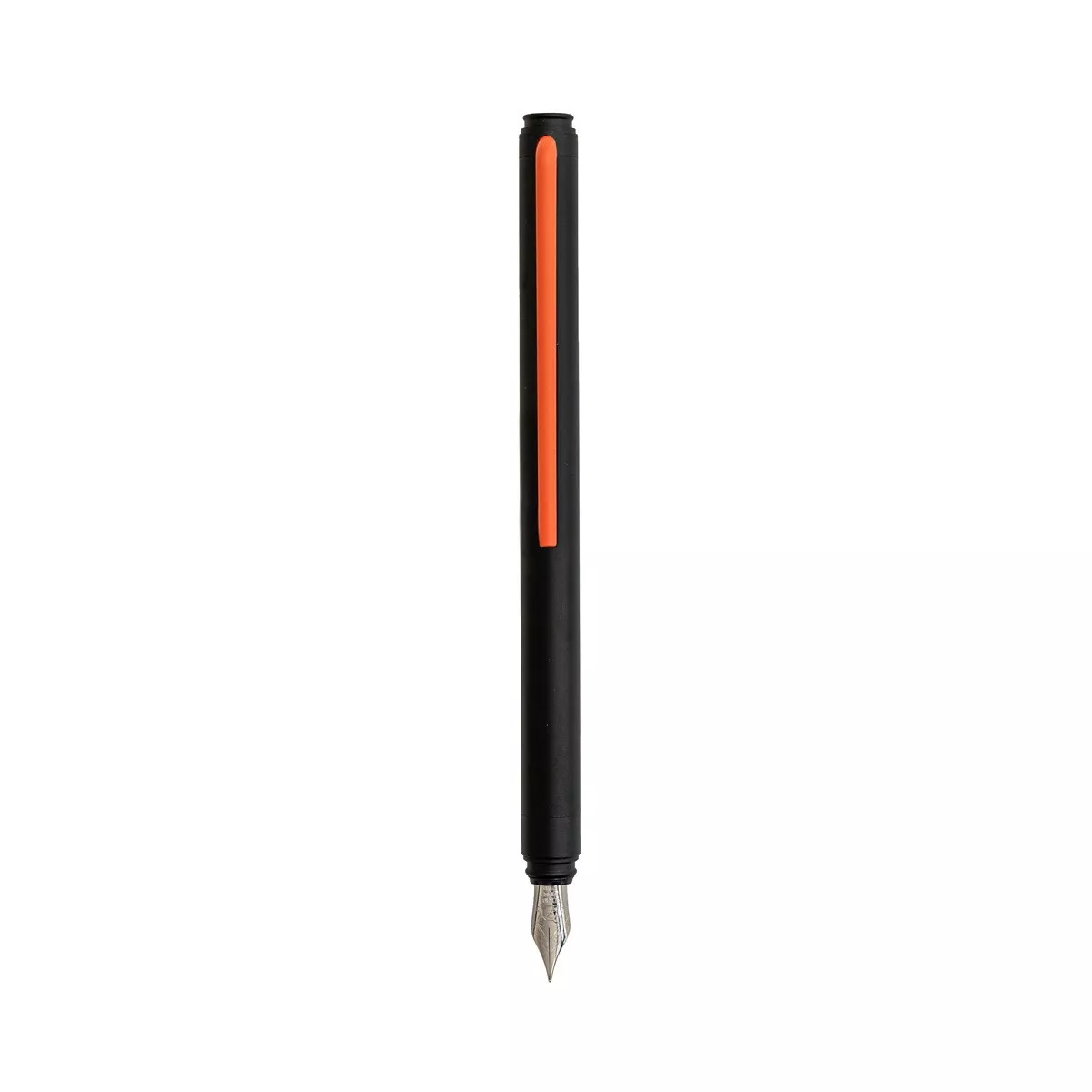 Pininfarina - Estilográfica Grafeex Plumín M En Acero Segno Negro Y Naranja barato