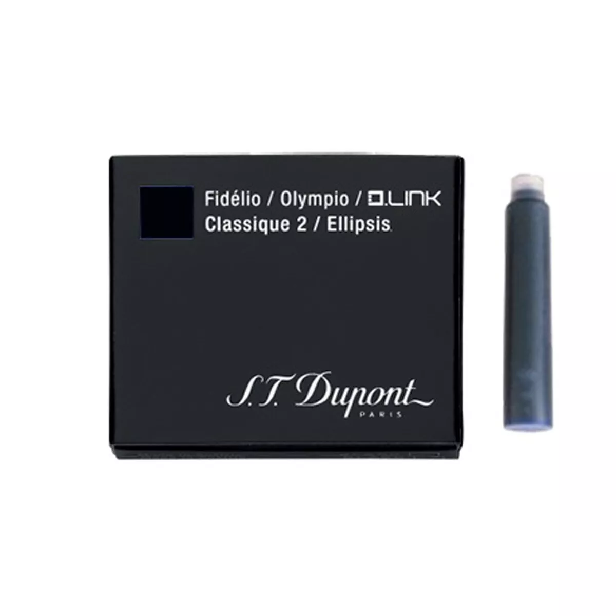 S.t. Dupont - Caja De 6 Recambios De Tinta Negra Para Plumas Estilográficas En Oferta S.t. Dupont - Caja De 6 Recambios De Tinta Negra Para Plumas Estilográficas Barato
