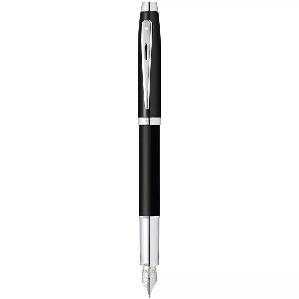 Sheaffer - Pluma Estilográfica ® 100 Con Acabado De Laca Negra Mate Con Detalles Cromados En Oferta Sheaffer - Pluma Estilográfica ® 100 Con Acabado De Laca Negra Mate Con Detalles Cromados Barato