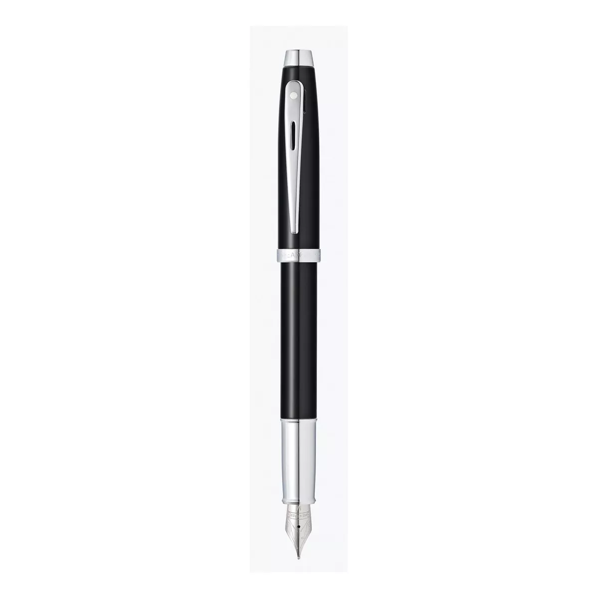Sheaffer - Pluma Estilográfica 100 Con Acabado De Laca Negra Con Detalles Cromados En Oferta Sheaffer - Pluma Estilográfica 100 Con Acabado De Laca Negra Con Detalles Cromados Barato