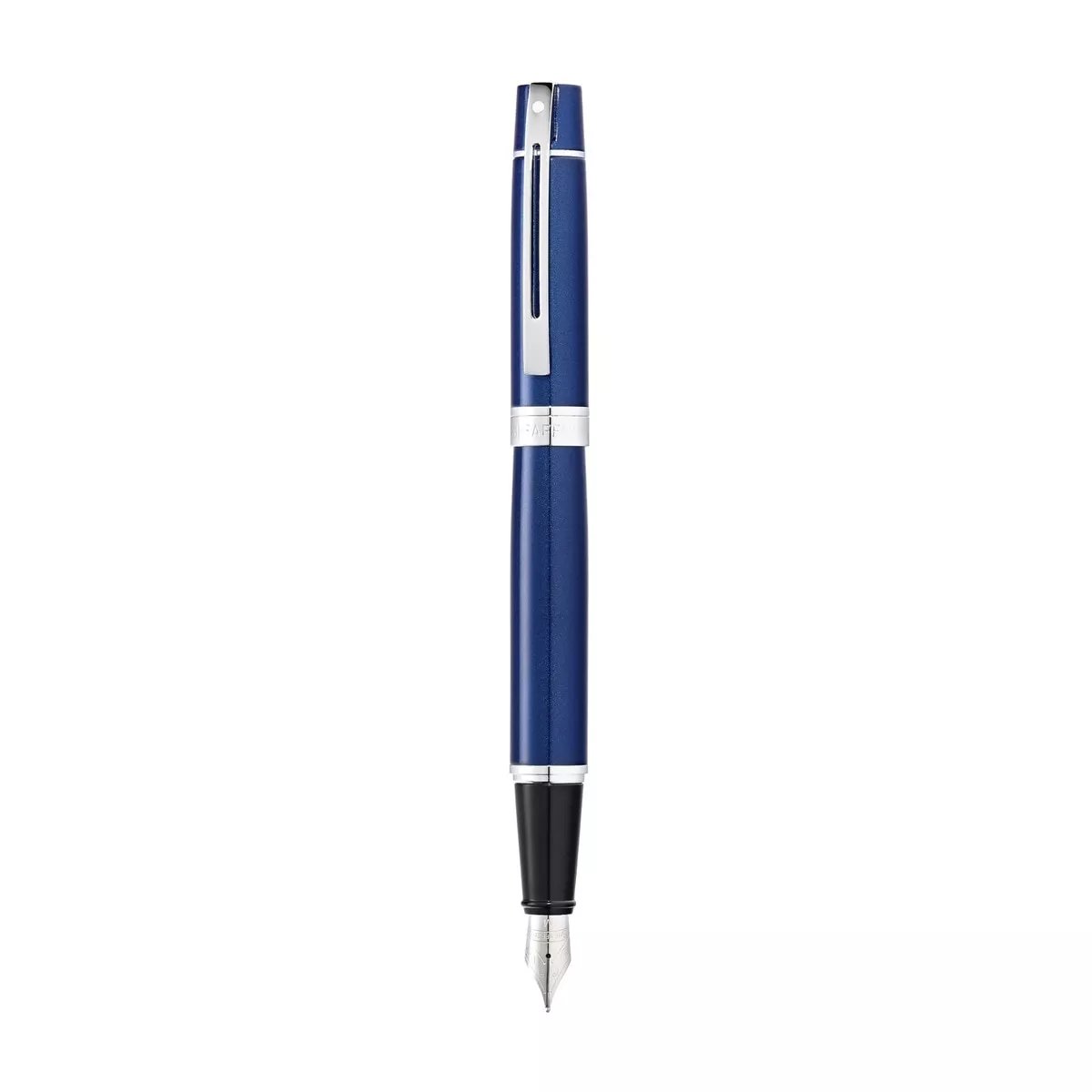 Sheaffer - Pluma Estilográfica 300 De Laca Azul Brillante Con Detalles En Cromo En Oferta Sheaffer - Pluma Estilográfica 300 De Laca Azul Brillante Con Detalles En Cromo Barato