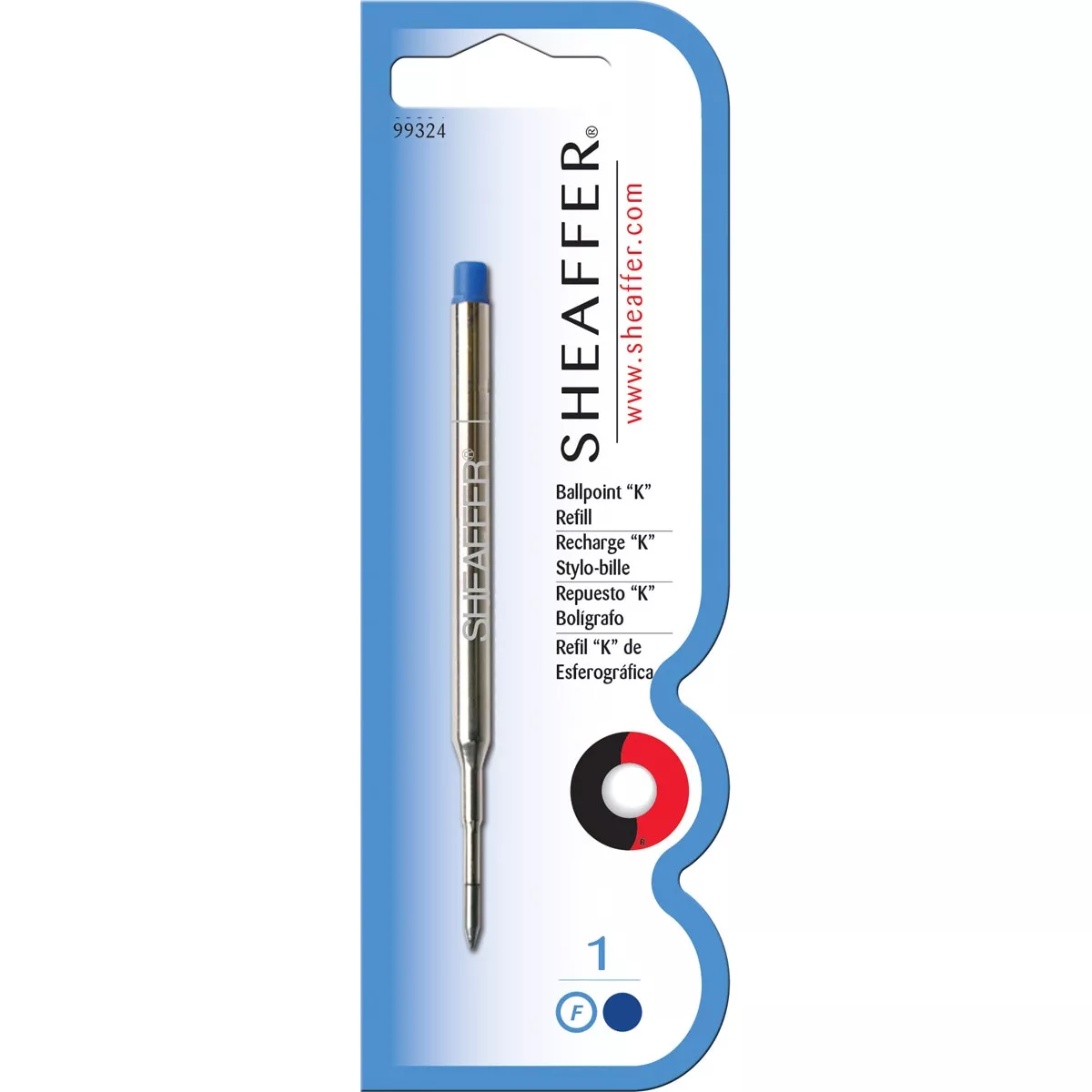 Sheaffer - Recambio K Para Bolígrafo Grosor Fino Azul En Oferta Sheaffer - Recambio K Para Bolígrafo Grosor Fino Azul Barato