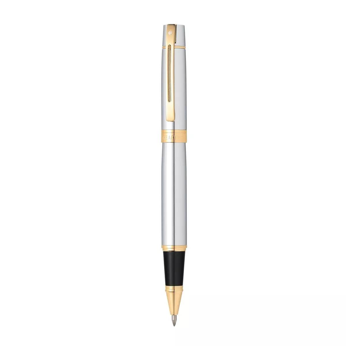Sheaffer - Roller Ball 300 De Cromo Brillante Con Detalles Dorados En Oferta Sheaffer - Roller Ball 300 De Cromo Brillante Con Detalles Dorados Barato