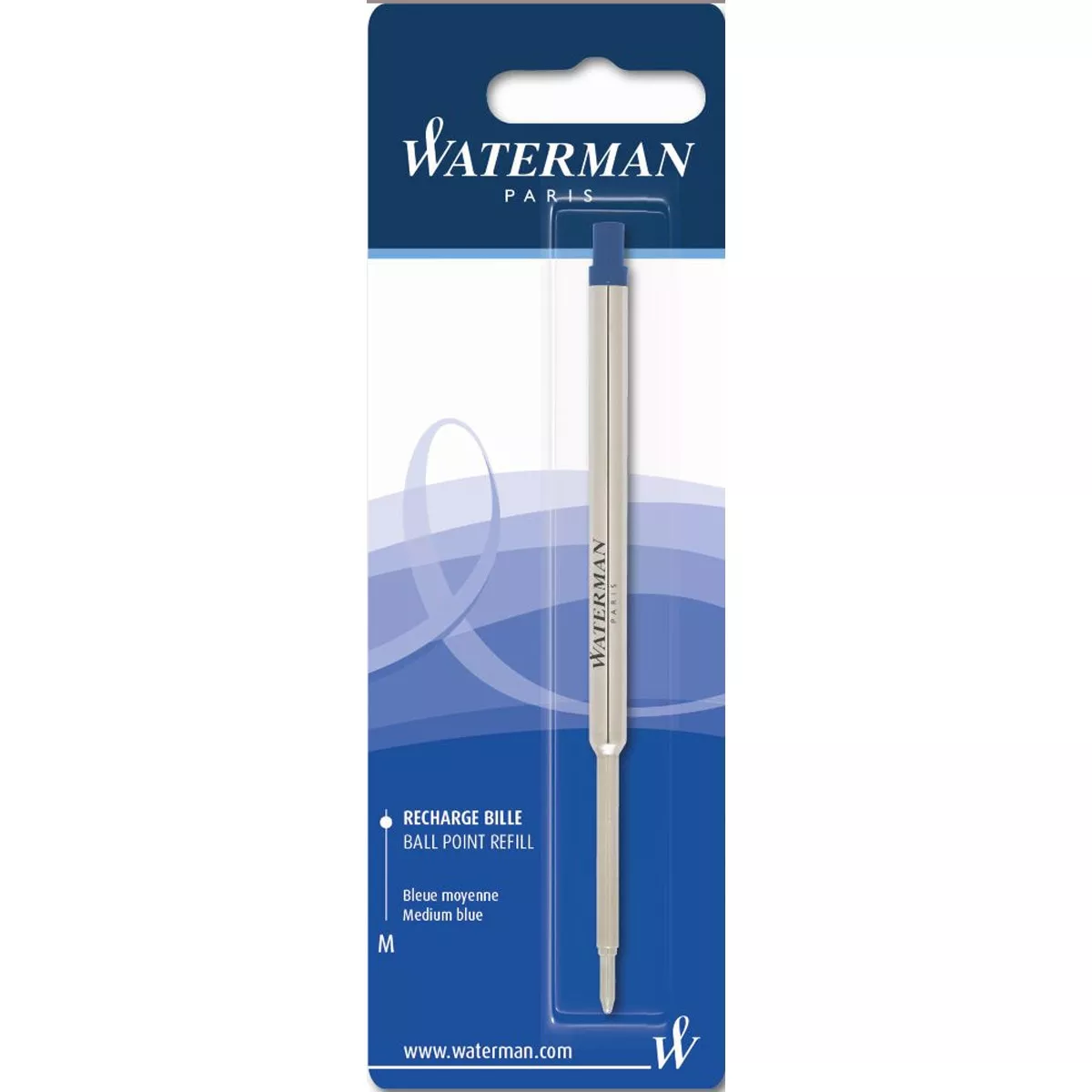 Waterman - Blíster Recambio Bolígrafo Estándar Máxima Azul Medio En Oferta Waterman - Blíster Recambio Bolígrafo Estándar Máxima Azul Medio Barato