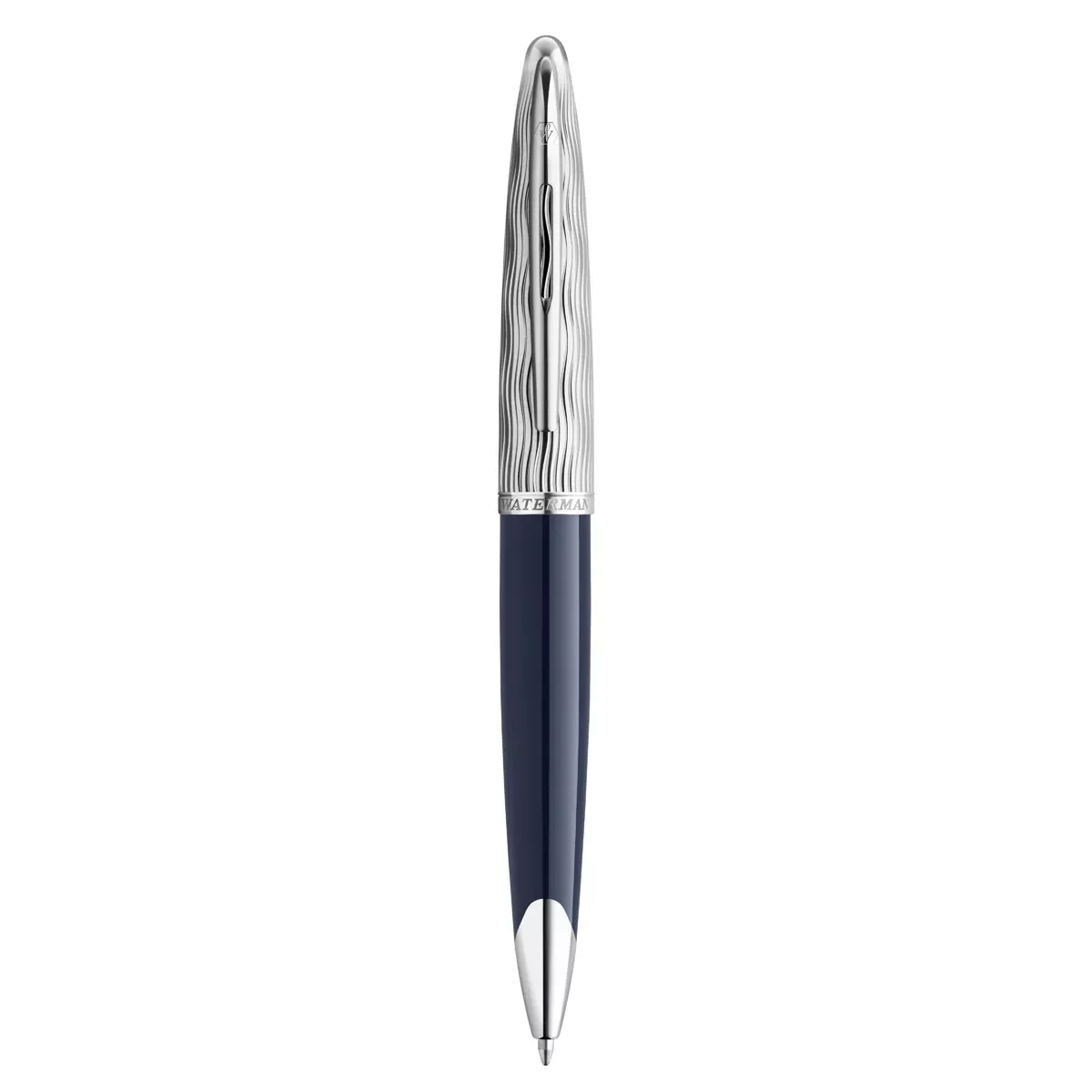 Waterman - Bolígrafo Carène Essence Du Bleu Azul Y Plateado En Oferta Waterman - Bolígrafo Carène Essence Du Bleu Azul Y Plateado Barato