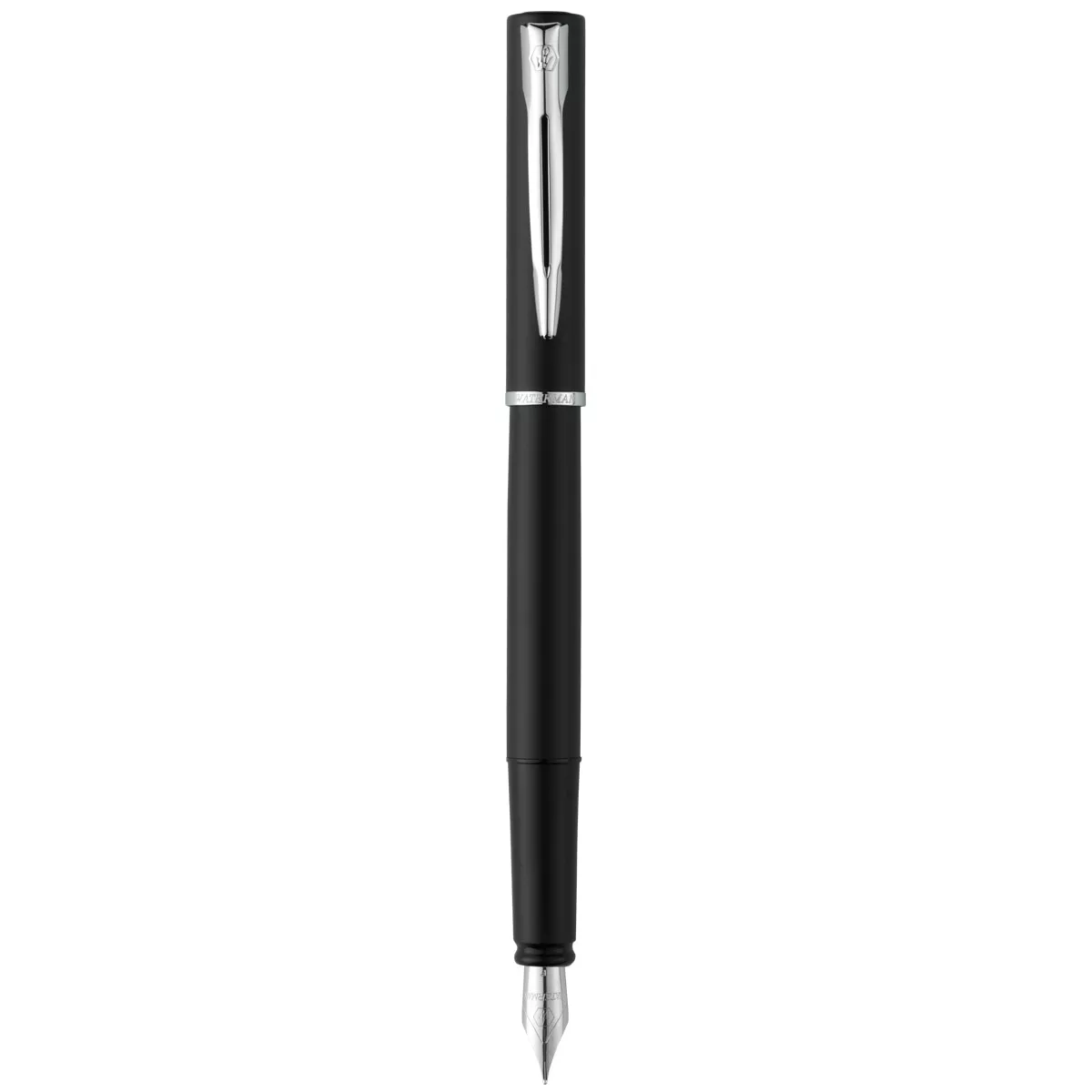 Waterman - Pluma Con Adornos Cromados Allure Negro barato